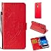 Produktbild huawei mate 10 lite Hülle,Roreikes Leadertasche Premium Lederhülle Flip Case im Bookstyle Folio Cover Kartenfächer Magnetverschluss und Standfunktion Schale Etui Handytasche Schutzhülle Schmetterling Muster im Retro Wallet Design