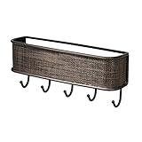 InterDesign Twillo Wall Mount Mail and Key Rack, Bronze (Kitchen &amp; Home)