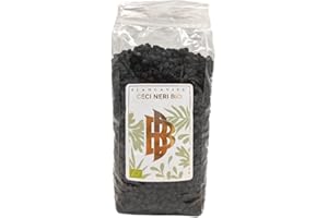 Blancavite® - Ceci Neri Italiani BIO - 1 kg, Biologici, Ottimi Aggiunti A Minestroni E Zuppe, Perfetti per Fare Hummus O Nelle Insalate