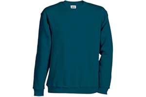 James & Nicholson Sweatshirt Rundhals - Klassischer Sweatpullover für Freizeit und Beruf