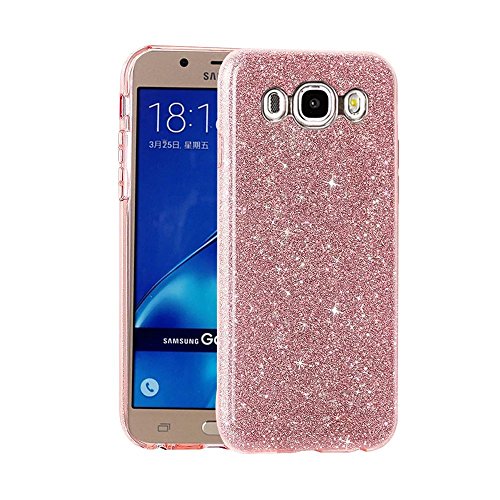 Galaxy J7 2016 Bling Funda MOMDAD Silicona Case TPU Bumper Anti-Golpes Caso para Samsung Galaxy J7 2016 J710TPU Silicona Cover