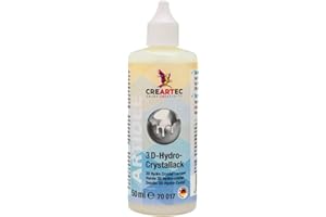 ARTIDEE CREARTEC 3D-Hydro-Lack - Transparenter Crystallack mit dreidimensionalem Effekt - Füllmenge: 50 ml - Made in Germany