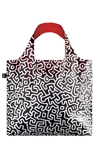 LOQI Museum Keith Haring Untitled Bag Sac de Plage, 50 cm, 20 liters, Multicolore (Multicolour)