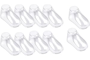 harayaa 10 árboles de Zapatos de Bebé Transparentes, Portátiles, Duraderos, Prácticos Soportes para Zapatos, Formas de Calcetines para Niños Pequeños, Almacen