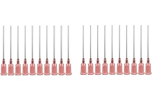 Oqard Precision Liquid Dispenser, Pink 18G - Pack of 20