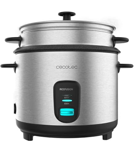 Cuiseur à Riz En Acier Inoxydable 304 (2L à 6L) - Fonction Maintien Au Chaud, Anti-adhésif, Idéal Pour Riz Et Vapeur