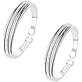 HighSpark 92.5 Sterling Silver Toe Rings for Women | 92.5 Sterling Silver Adjustable Contemporary Style & Stunning Shine | Lovely Gift