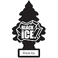 LITTLE TREES Car Air Freshener I Hanging Tree Provides Long Lasting Scent for Home & Office | Automatic Air Freshener | Auto or Home I Black Ice