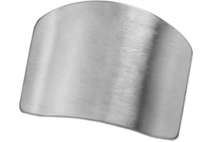 EYCCIER Protecteur de Doigt de Cuisine, protège-Doigt, Acier Inoxydable, Bouclier coupé Le Bouclier de Protection Contre Les Mains