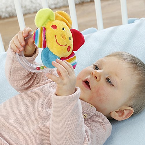 Fehn 152715 Greifling Blume mit Rasselring - 4