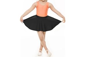 P&R DANCEWEAR LTD Girls Shiny Nylon Ballet Skirt - Perfect for Gymnastics and Dance - Adorable Circular Skirt for Kids Performances Comfortable and Stylish
