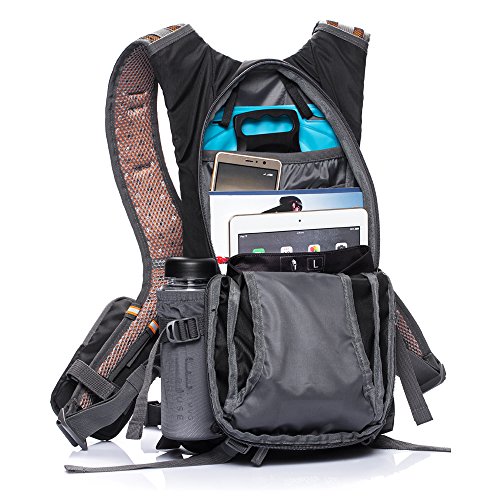 Toptrek Ultraleicht Fahrradrucksack Wasserdicht mit Regenschutz 18L Trinkrucksack Fahrrad Sportrucksack Radsport Rucksack für Herren/Damen - 6