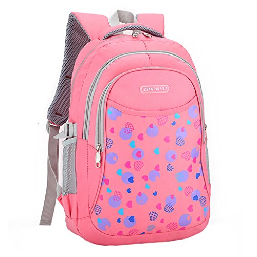 Mochila Niña Mochilas escolares Impermeable de morrales de Multi-Función Viajes Volver Packs GudeHome