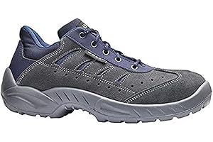 BASE Protection Colosseum S1P SRC Zapato de Seguridad, Talla: 44, Color: Gris/Cobalto, B0163GCR44