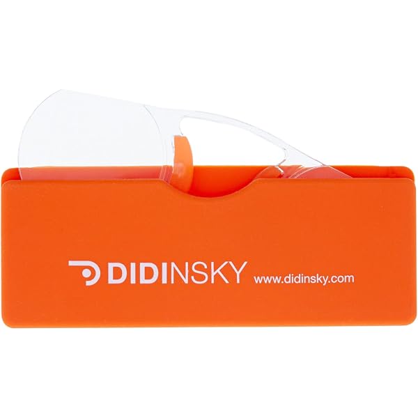 Lunettes De Lecture Sans Branches DIDINSKY - Léger 6 G, Graduations +1 à +3, Avec étui Et Autocollant - Pour Presbyte