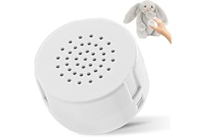 JUGCUT 60 Second Mini Voice Recorder for Teddy Bears Toys Baby Dolls DIY Gifts Compact Sound Recorder Button Box Recordable Recordable Voice Device for Boys Girls for Plush Toy Baby Doll Toy and Pillow