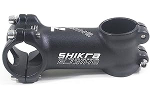 BIKECO 31.8 Stem 7 Degree 45mm 55mm 65mm 70mm 80mm 90mm 100mm 110mm Bike Handlebar Stem Riser MTB Stem for Mountain Bike, Road Bike, BMX,Track Bike