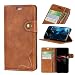 Produktbild Forhouse Motorola P40 Hülle,Ledertasche Hülle, Premium PU Leder Schutzhülle Flip Magnet Brieftasche Kartenfach Schlanke stoßfest Schutzhülle für Motorola P40 (Brown)
