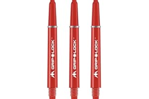Mission Darts Stem | Premium GripLock Dart Shafts, Medium, Multiple Colours, Multiple Pack Sizes