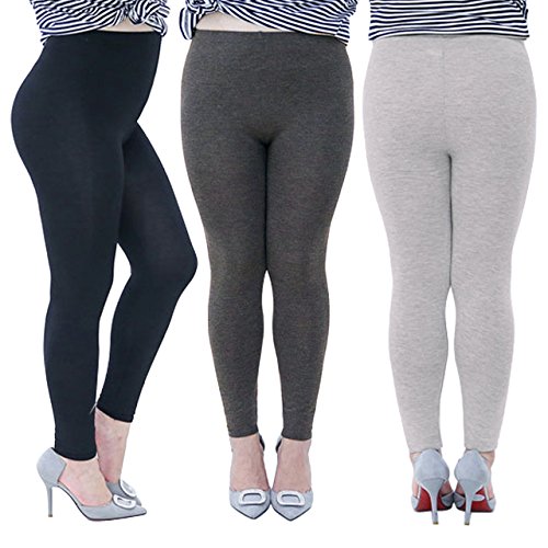 3 Pack Women's Stretchy Yoga Leggings