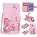 Produktbild Nancen Samsung Galaxy Core Prime SM-G360 G361 (4,5 Zoll) Hülle/Handyhülle, Painted Nette PU Leder Tasche Schutzhülle Case Lederhülle Flip Cover mit Standfunktion [Katze und Biene]
