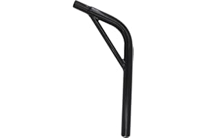 SENQI Bike Seat Post with Support, Steel Lay Back BMX Bicycle Seat Post w/Support, Multiple Sizes