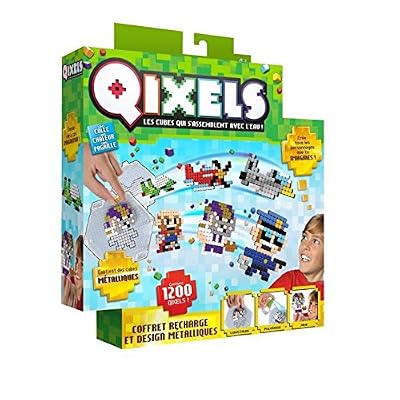 Asmodée Kanaï Kids - KK87043 - Kit Design Recharges Métalliques Qixels - 1200 Recharges