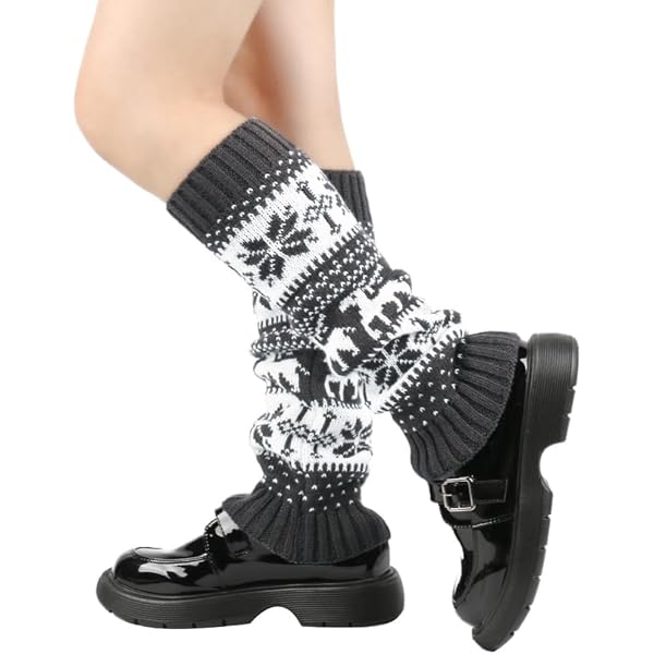 3 Paires De Jambières Femmes - Tricotées, Chaudes - Style Y2K, Gothic Lolita - Pour Boots, Patinage, Yoga