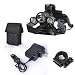 Produktbild Genwiss 2 in 1 super helle 5000 Lumen 4 Modi CREE XML-T6 XPE R2 LED Stirnlampe Kopflampe & Bike Fahrrad Taschenlampe für Camping Biking Arbeits Jagen Fischen Reiten (mit Batterien und Ladegerät)