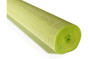 FloristryWarehouse Rouleau de Papier crépon 180g (50 x 250 cm) Vert Anis (Teinte 558)