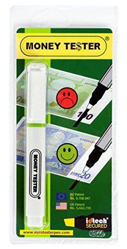 MONEY TESTER® XL - Detector de Billetes Falsos (Fórmula Patentada) Funciona con Todas las Principales Divisas (Made in Italy) - PRECIO PROMOCIONAL DESCUENTO 23%