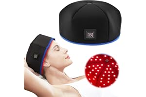 GETBSTOOP Red Light Hair Growth Cap Hair Growth Helmet Rechargeable Red Light Therapy Cap Red Light Laser Hair Growth Cap Full Scalp Cap for Hair Loss Treatments