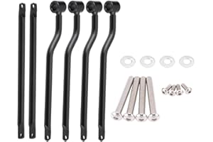 ‎YOSOO HEALTH GEAR Yosoo Health Gear Motorrad Satteltaschenhalterungen, Satteltaschenhalterungen Universal Halterungen aus schwarzem Edelstahl Satteltaschenhalterung Seitliche Montagehalterung Satteltaschen Halterung