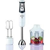 arnica GH21590 Diva Hand Blender Set, 1.1 L Hopper, 1200 W, White