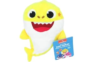SEGA Play by Play Original Plush Baby Shark 17 cm Sonido con música Jingle Song, color sortido (azul/rosa/amarillo)