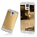 Produktbild Ubmsa Schutzhülle für Samsung Galaxy Note 4, elegant, Kristallstein- / Diamantenverkleidung, mit Spiegeleffekt, glänzend, weich, TPU Silikon-Hülle für Rückseite, für Mädchen, Kunststoff, gold, Samsuang Galaxy S5