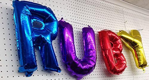Emma Personalised Name in Foil Balloons Banner - Party Birthday decoration bunting