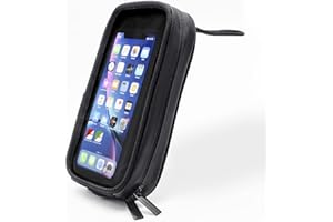 Acunny Mobile Phone Holder Motorcycle Tank Backpack, Motorcycle Magnetic Tank Mobile Phone Holder Bag with Transparent Window, Waterproof Motorcycle Mobile Phone Case Tank Bag for Motorcycle