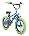 Produktbild BIKESTAR Sehr leichtes Kinderfahrrad für Mädchen und Jungen ab 4-5 Jahre | 16 Zoll Kinderrad Kinder BMX Freestyle | Fahrrad für Kinder Blau & Grün