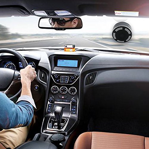 Bluetooth Shower Speaker,Haissky Certified Waterproof Wireless Speakerphone Pairs To All Bluetooth Devices Samsung iPhone iPad iPod PC FM Radio (Grau) - 5