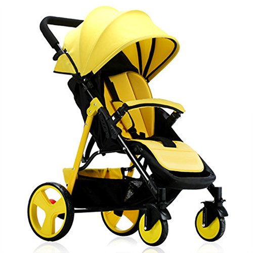 Light portable umbrella stroller baby push car can sit or lie folded stroller (hand can mention)