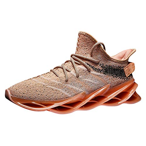 Preisvergleich Produktbild SuperSU-Sneaker Herren Leichtgewicht Persönlichkeit Sportschuhe Atmungsaktive Mesh Laufschuhe Casual Männer rutschfeste Outdoor Freizeitschuhe Turnschuhe fit Schule / Arbeit / Joggen