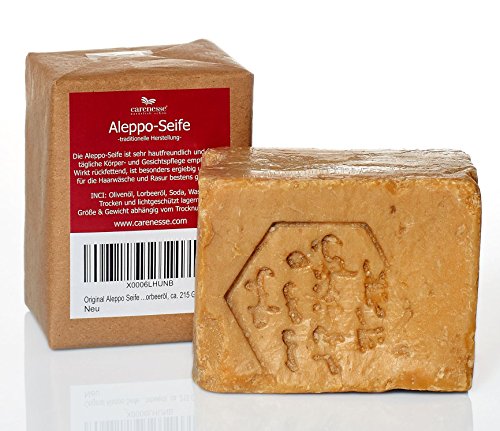 Original Aleppo Seife Klassik, 85% Olivenöl 15% Lorbeeröl, ca. 200 Gramm - 3
