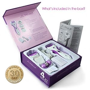 LaFlantine™ 4 in 1 Electric Device Epilator - Callus Remover - Shaver - Hair Clipper. Lady Everyday Care. Gently to All… - Image 6