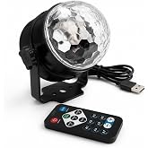 Busstier USB Kablolu LED Parti Işığı, Kumandalı Renkli Disko Efekt Lambası, Ev Partisi Doğum G&uuml;n&uuml; Etkinlik ve Oyun Odası İ&ccedil;in