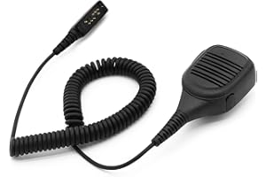 NEWASHAN Microfono per Sepura Radio STP8000 STP8100 STP8200 STP8300 STP8035 STP8038 STP8040 STP8080 STP9000 STP9038 STP9100 STP9200 SC20 SBP. 8000 cm SCP8300 Micro Mic con altoparlante PTT