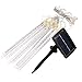Rrimin 30cm solar Meteor Shower Rain Tubes stalactute Led Light Lamp Christmas RS.1999.00