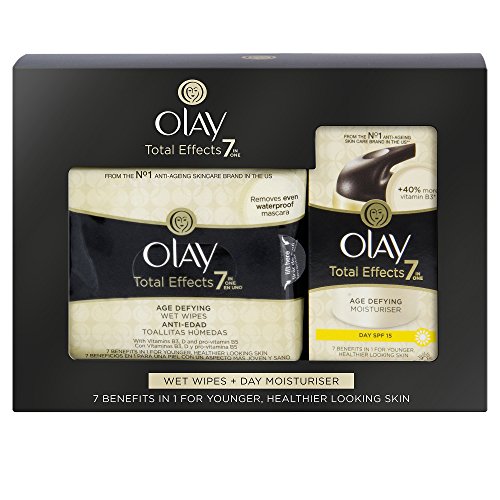 Price comparison product image Olay Total Effects Day Moisturiser and Wipes Gift Set