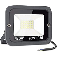 20W LED Strahler Außen, LED Scheinwerfer 2000LM Superhell Außenstrahler, IP65 Wasserdicht LED Fluter 6000K Flutlicht…