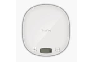 TERRAILLON - MACARON, Balance de Cuisine Électronique, Tare, Conversions Liquides, Poignée intégrée, Portée 5 kg, Précision 1g, Meringue